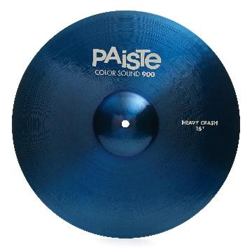 PAISTE 900CS-BLCHC16 - Paiste 900 Color Sound Heavy Crash 16 - Blue