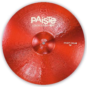 PAISTE 900CS-RDCHC18 - Paiste 900 Color Sound Heavy Crash 18 - Red