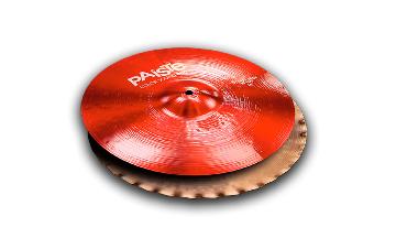 Paiste 900cs-rdhseh14 - Paiste 900 Color Sound Sound Edge Hi Hat 14 -  Red - Batterie / Percussioni Piatti - Crash