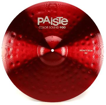 PAISTE 900CS-RDRHR20 - Paiste 900 Color Sound Heavy Ride 20 - Red