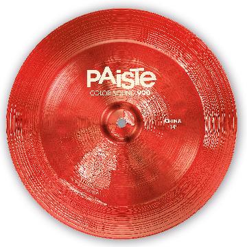 Paiste 900cs-rdtc14 - Paiste 900 Color Sound China 14 - Red - Batterie / Percussioni Piatti - Crash