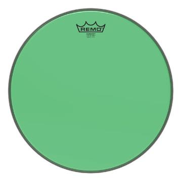 Remo Be-0310-ct-gn - Remo-pelle Battente/risonante Emperor Colortone Trasparente Tom 10 Green - Batterie / Percussioni Accessori - Pelli e Cerchi