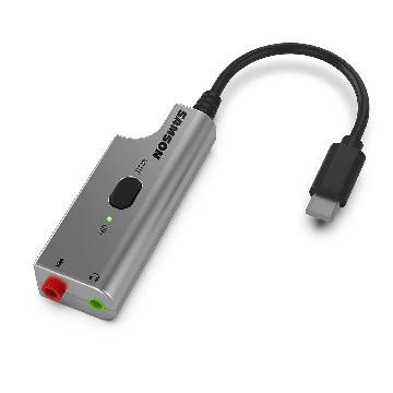 Samson LMU1 - Bundle Microfono Lavalier Broadcast e adattatore audio USB (LM8 + UP1)