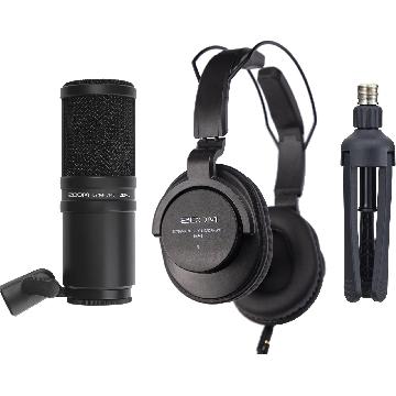 Zoom Zdm-1pmp - Kit Podcast Con Microfono/cavo/cuffie/treppiede - Voce - Audio Microfoni - Microfoni Live