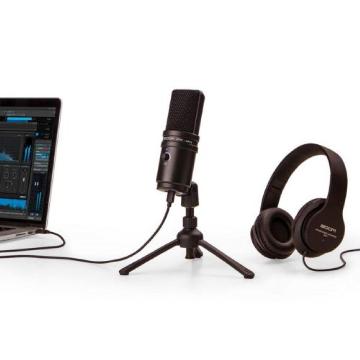 Zoom Zum-2pmp - Kit Podcast Usb Con Microfono Usb/cavo/cuffie/treppiede - Voce - Audio Microfoni - Microfoni da Studio