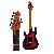 Sterling By Music Man Richardson 6 Dark Scarlet Burst Satin