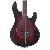 Sterling By Music Man Stingray Ray34 Dark Scarlet Burst Sat