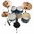 Tama Ip52h6w-hlb - Imperialstar 5pc Drum Kit + Meinl Cymbals - Slp Fat Spruce - Starclassic Maple