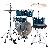 Tama Ip58h6w-hlb - Imperialstar 5pc Drum Kit + Meinl Cymbals - Slp Fat Spruce - Starclassic Maple