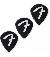 Fender F Grip 551 Picks, Black, (3) - 1984551306