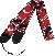 Fender Monogrammed Strap, Red/white/blue, 2 - 0990682000