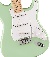 Squier Fsr Squier Sonic Stratocaster, Maple Fingerboard, White Pickguard, Surf Green - 0373152557