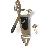 Bigsby Bigsby B6 Vibrato Tailpiece, Polished Aluminum, Extra Short Hinge - 1804952674