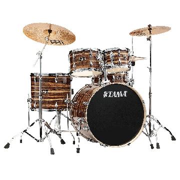 Tama IP50H6W-CTW - IMPERIALSTAR 5PC DRUM KIT + MEINL CYMBALS - STAR WALNUT - SLP FAT SPRUCE - STARCLASSIC MAPLE