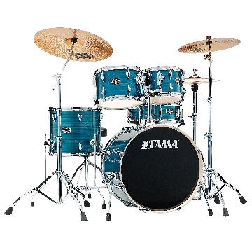 Tama IP50H6W-HLB - IMPERIALSTAR 5PC DRUM KIT + MEINL CYMBALS - SLP FAT SPRUCE - STARCLASSIC MAPLE