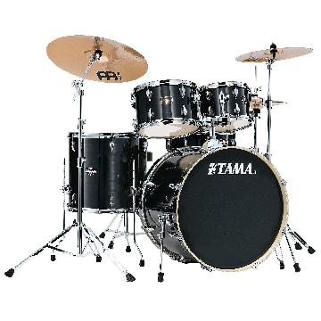 Tama IP52H6W-HBK - IMPERIALSTAR 5PC DRUM KIT + MEINL CYMBALS - SLP FAT SPRUCE - STARCLASSIC MAPLE