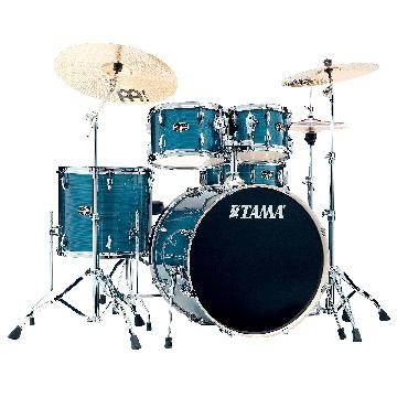 Tama IP62H6W-HLB - IMPERIALSTAR 6PC DRUM KIT + MEINL CYMBALS - SLP FAT SPRUCE - STARCLASSIC MAPLE