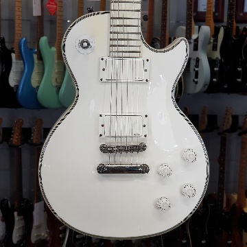 Epiphone Matt Heafy Signature Snofall Les Paul Custom Alpine White - Guitars Guitars - Solid Body Electric Guitars