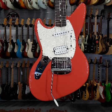 Fender Kurt Cobain Jagstang Left Hand Fiesta Red - Guitars Guitars - Solid Body Electric Guitars