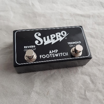 SUPRO 2 WAY FOOTSWITCH   REVERB TREMOLO