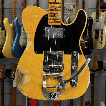 Fender Custom Shop Limited Ltd Telecaster Blackguard Cunife Relic 2021  Aged Butterscotch Blonde - Chitarre Chitarre - Elettriche