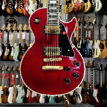 GIBSON LES PAUL CUSTOM WINE RED GOLD HARDWARE