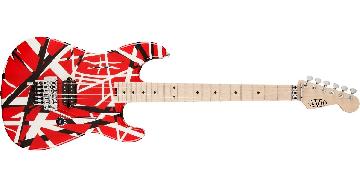 EVH Striped Series Red with Black Stripes - 5107902503