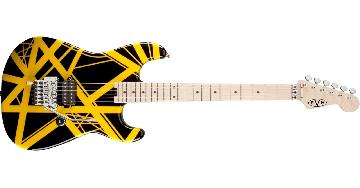 Evh Striped Series Black With Yellow Stripes - 5107902528 - Chitarre Chitarre - Elettriche