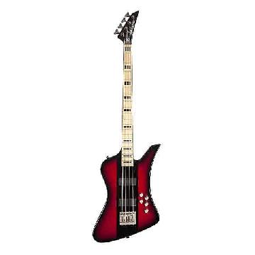 JACKSON X Series Signature David Ellefson Kelly Bird IV Bass, Maple Fingerboard, Red Stripe - 2919191590