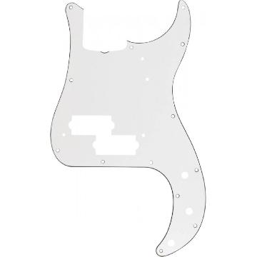 FENDER Pickguard, Precision Bass 13-Hole Vintage Mount (with Truss Rod Notch), White, 3-Ply - 0991361000