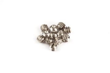 FENDER Stacked Control Knob Mounting Screws, (6-32 X 1/8) Slotted, Nickel (12) - 0050101049