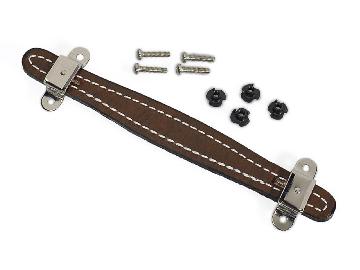 FENDER Pure Vintage Stitched Leather Amplifier Handle, Brown, 2-Screw Mount - 0990945000