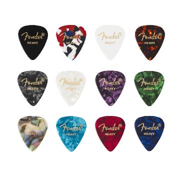 FENDER 351 Shape, Celluloid Medley, Thin (12) - 0980300100