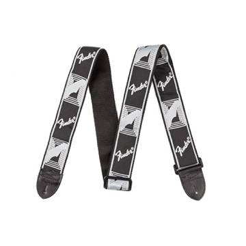 FENDER Monogrammed Strap, Black/Light Grey/Dark Grey, 2 - 0990681543