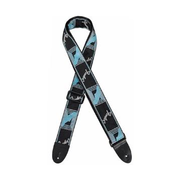 FENDER Monogrammed Strap, Black/Light Grey/Blue, 2 - 0990681502