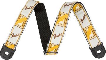 FENDER Monogrammed Strap, White/Brown/Yellow, 2 - 0990683000