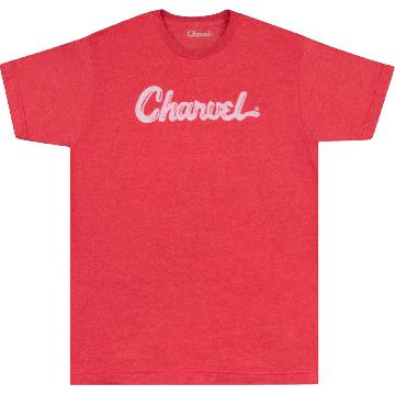 CHARVEL Charvel Toothpaste Logo T-Shirt, Heather Red, XL - 9928757706