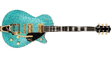 GRETSCH G6229TG Limited Edition Players Edition Sparkle Jet BT with Bigsby and Gold Hardware, Ebony Fingerboard, Ocean Turquoise Sparkle - 2403410813
