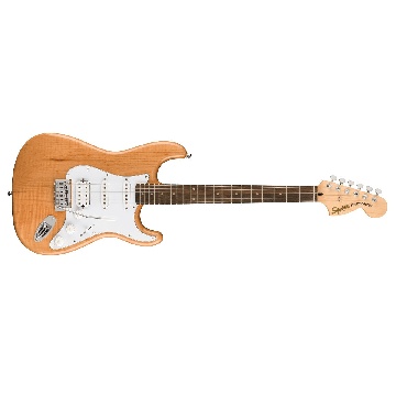 SQUIER FSR Affinity Series Stratocaster HSS, Laurel Fingerboard, White Pickguard, Natural - 0378100521