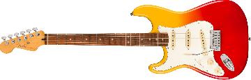 FENDER Player Plus Stratocaster, Left-Hand, Pau Ferro Fingerboard, Tequila Sunrise - 0147413387