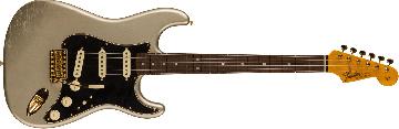 FENDER Limited Edition 1965 Dual-Mag Stratocaster Journeyman Relic with Closet Classic Hardware, Rosewood Fingerboard, Aged Inca Silver - 9236081268