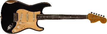 FENDER Limited Edition Roasted Big Head Stratocaster Relic, Rosewood Fingerboard, Aged Black - 9236081255