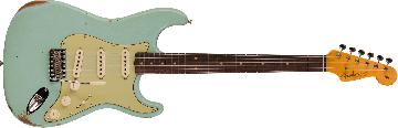 FENDER Late 1962 Stratocaster Relic with Closet Classic Hardware, Rosewood Fingerboard, Faded Aged Daphne Blue - 9236081224