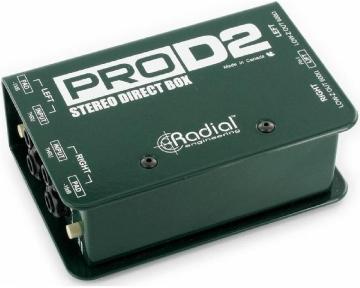 Radial Pro Di 2 D2 Direct Box - Voce - Audio Outboard ed Effetti - DI box