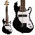 Kala Ubass-sb5-bk-fl - Solid Body 5 Corde Fretless - Nero C/borsa