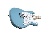 Sterling By Music Man Cutlass Ct30hss Chopper Blue