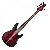 Sterling By Music Man Stingray Ray35 Pb Dark Scarlet Burst Satin