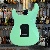 Fender Stratocaster Deluxe Mex Refin Surf Green + Duncan Jb + 2x Texas Special