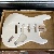 All Parts Stratocaster Body White Alder Poly