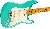Fender American Vintage Ii 1957 Stratocaster  Sea Foam Green 0110232849